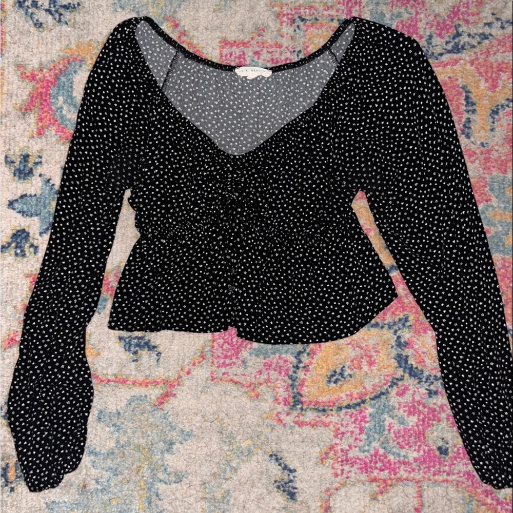 LA hearts crop top